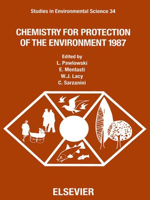 cover image of Chemistry for Protection of the Environment 1987